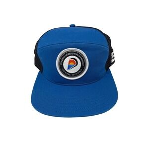 Epoch 2023 World Lacrosse Mens Championship San Diego Trucker Hat Blue Black Cap